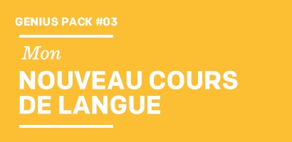 Mon NOUVEAU COURS DE LANGUE
