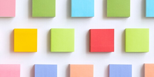Collection de couleurs de Post-it® Note
