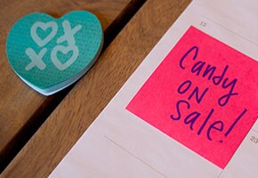 Vous ne redouterez le jour de la Saint-Valentin grâce aux notes Post-it®